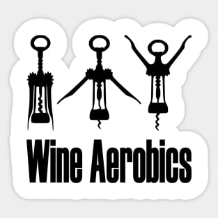 Wine workout Sticker